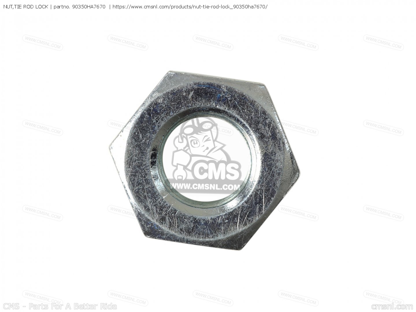 NUT,TIE ROD LOCK for TRX350 FOURTRAX 1990 (L) CANADA order at CMSNL