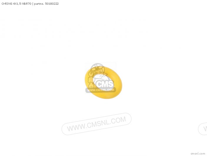 O RING - 4X1.5 - 50180222 O RING - 4X1.5 - 50180222