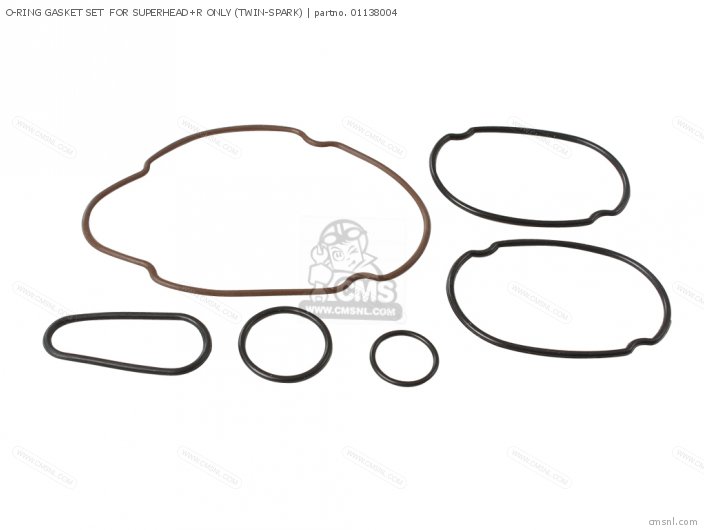 Takegawa O-RING GASKET SET  FOR SUPERHEAD+R ONLY (TWIN-SPARK) 01138004