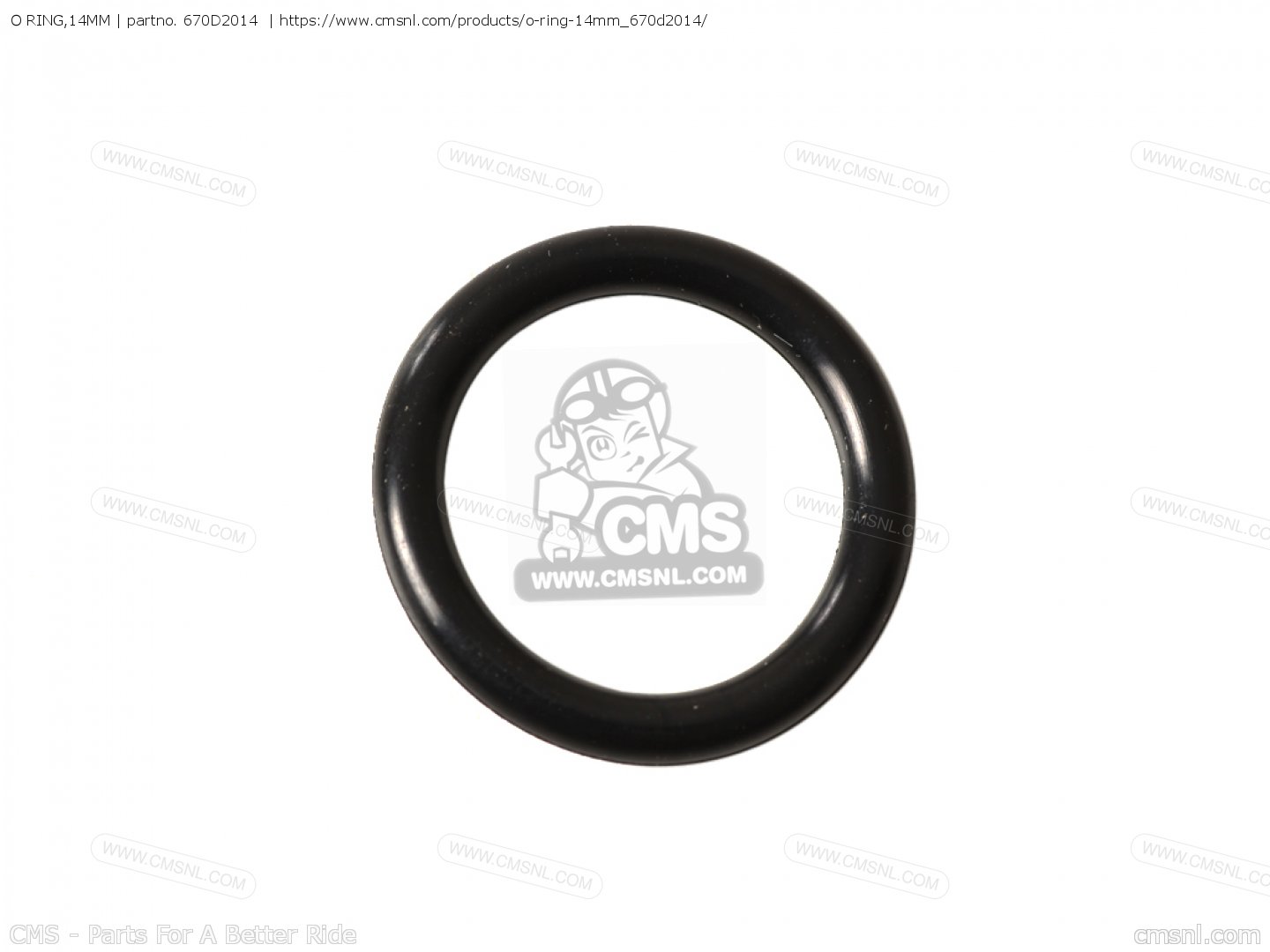 O RING,14MM for Kawasaki - order at CMSNL
