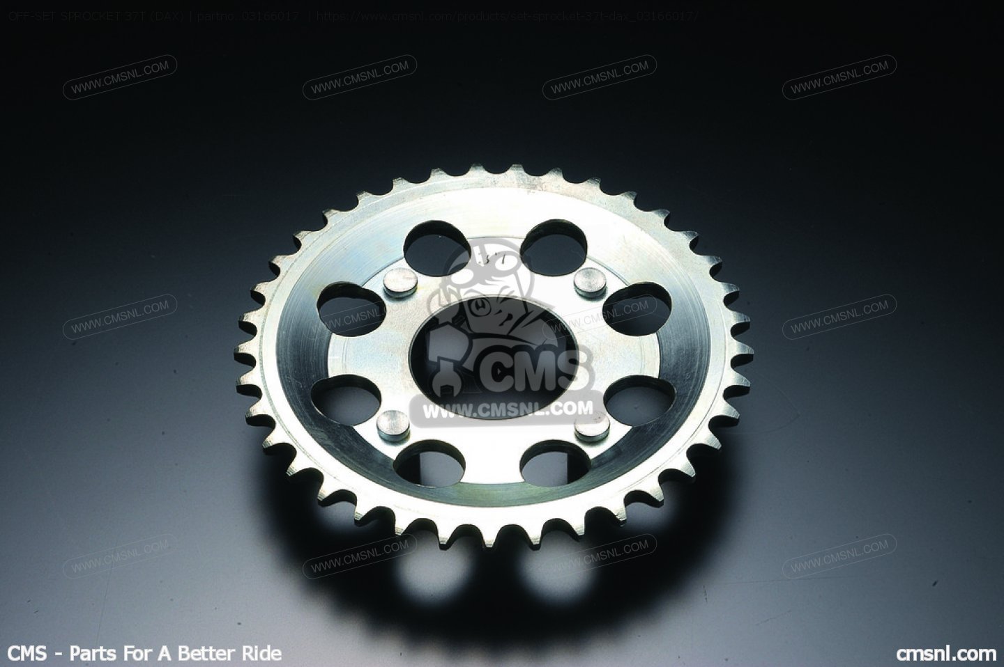 03166017: Off-set Sprocket 37t (dax) Kitaco - buy the 031-66017 at 