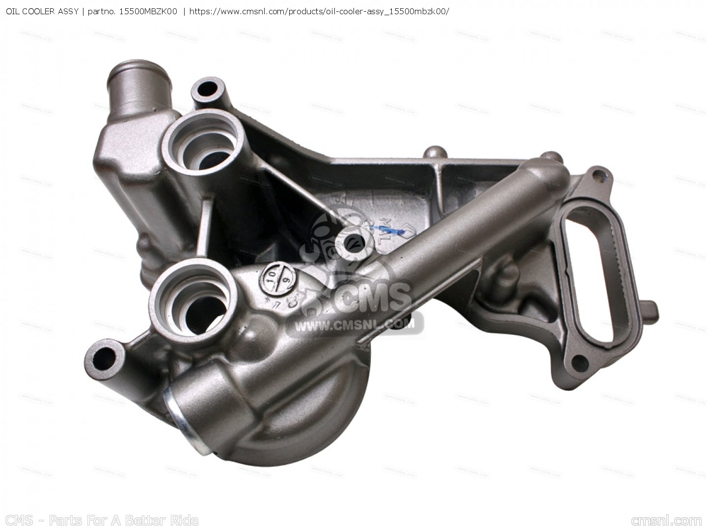 15500MBZK00 Oil Cooler Assy Honda buy the 15500MBZK00 at CMSNL