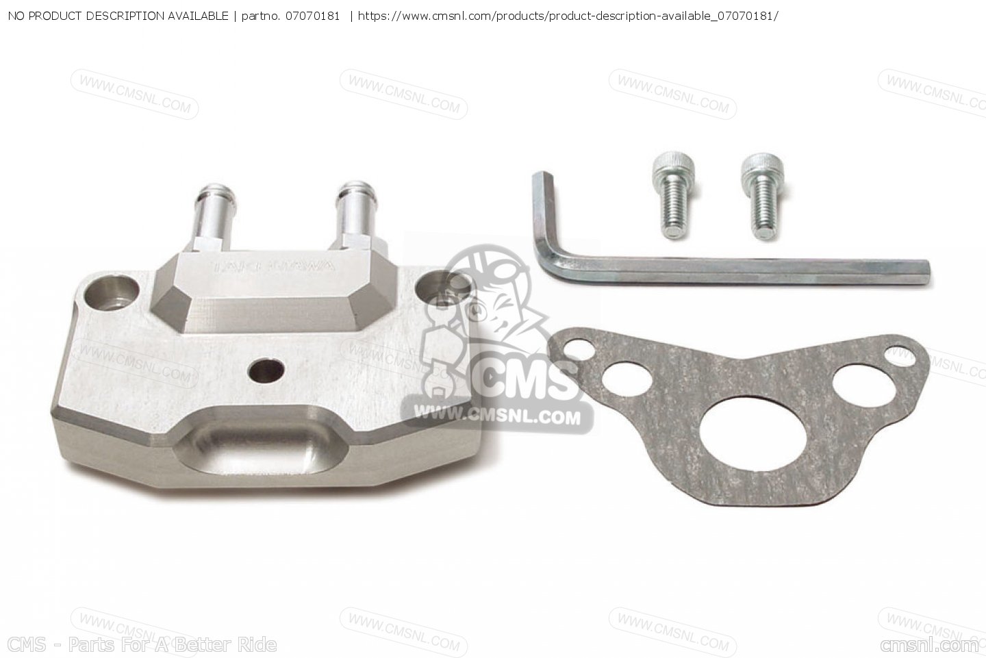 07070181 Oil Cooler Unit (for Rubber Hose) Takegawa buy the 07070181 at CMSNL