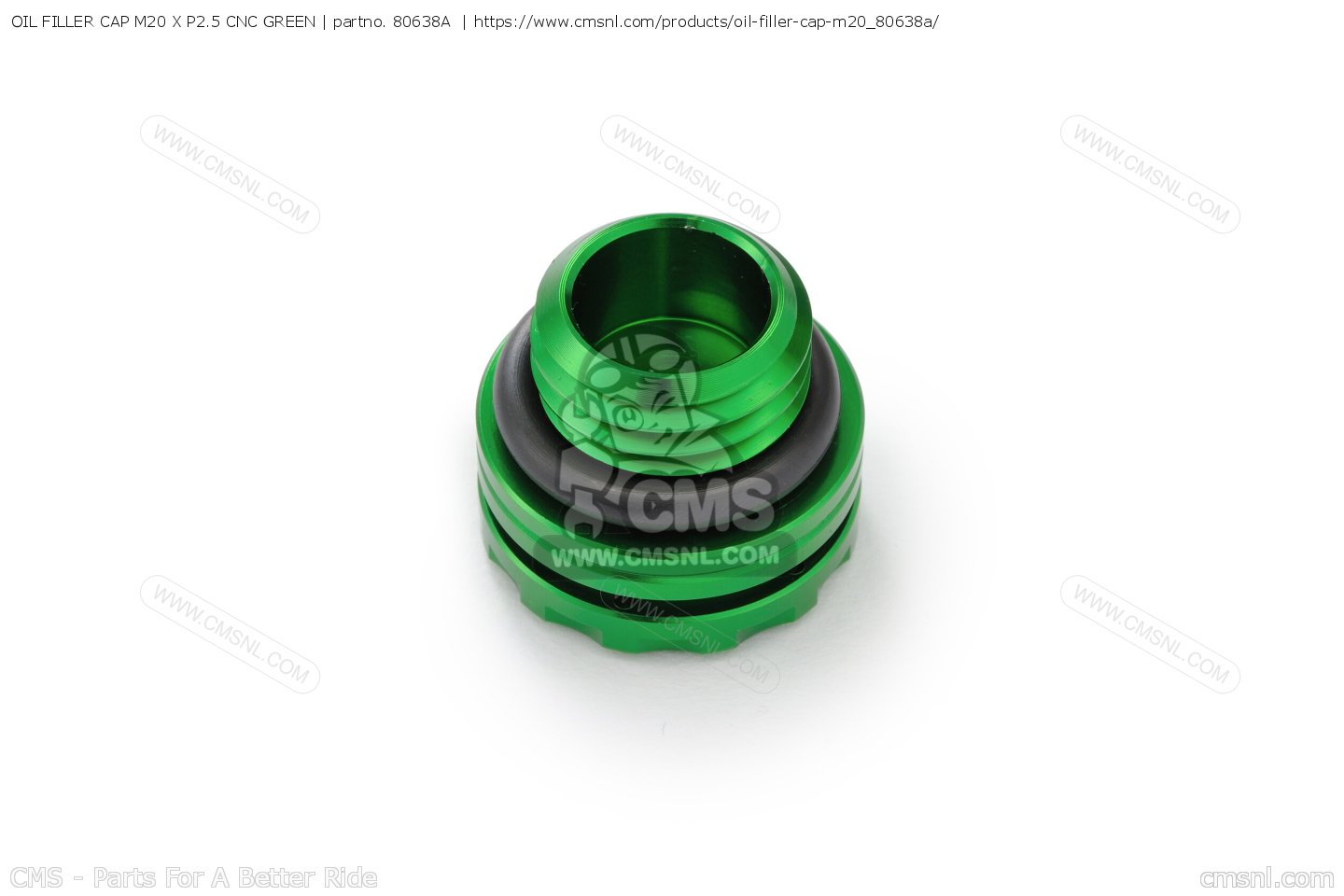 80638A Oil Filler Cap M20 X P2.5 Cnc Green Daytona buy the 80638 at