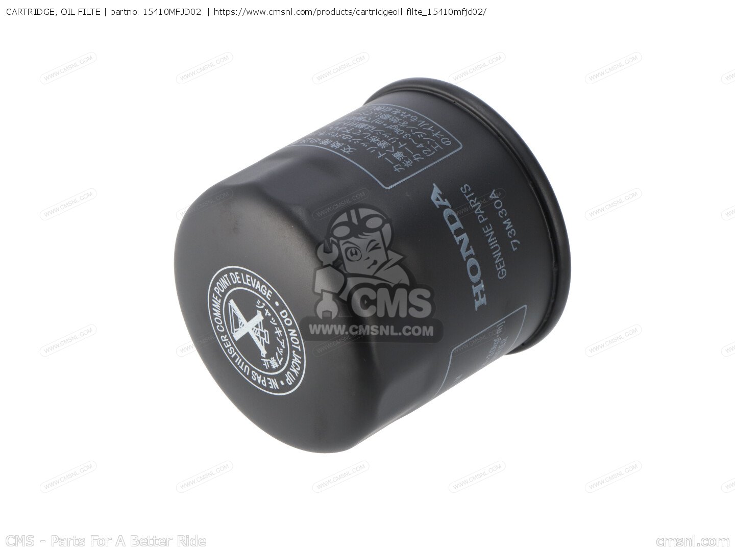 15410MFJD02: Oil Filter Cartri Honda - buy the 15410-MFJ-D02 at CMSNL