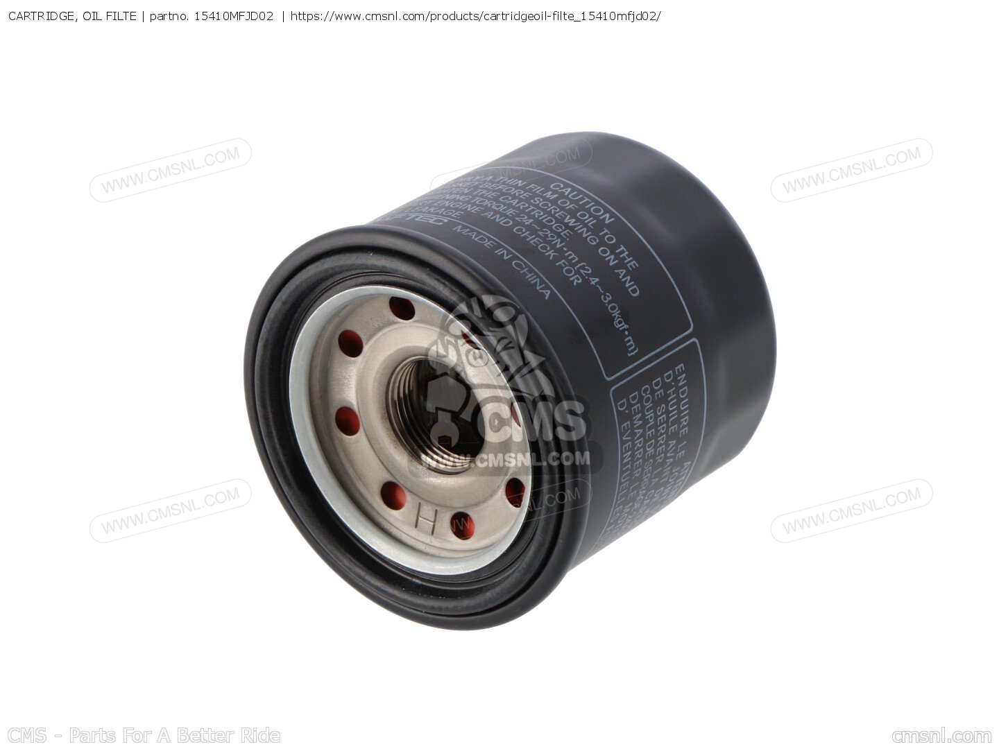 15410MFJD02: Oil Filter Cartri Honda - buy the 15410-MFJ-D02 at CMSNL