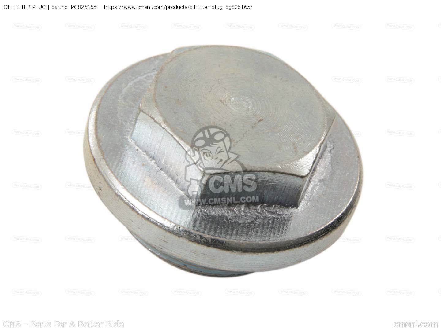 PG826165 Oil Filter Plug Piaggio Group buy the 826165 at CMSNL