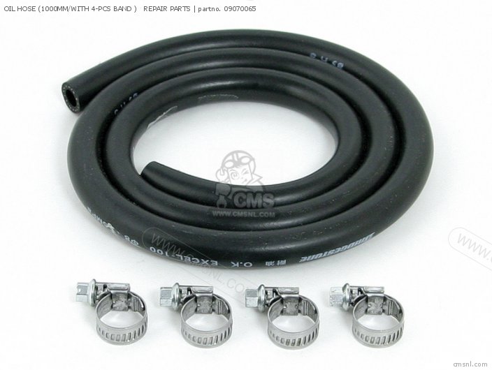 09070065 Oil Hose (1000mm/with 4pcs Band ) Repair Parts Takegawa