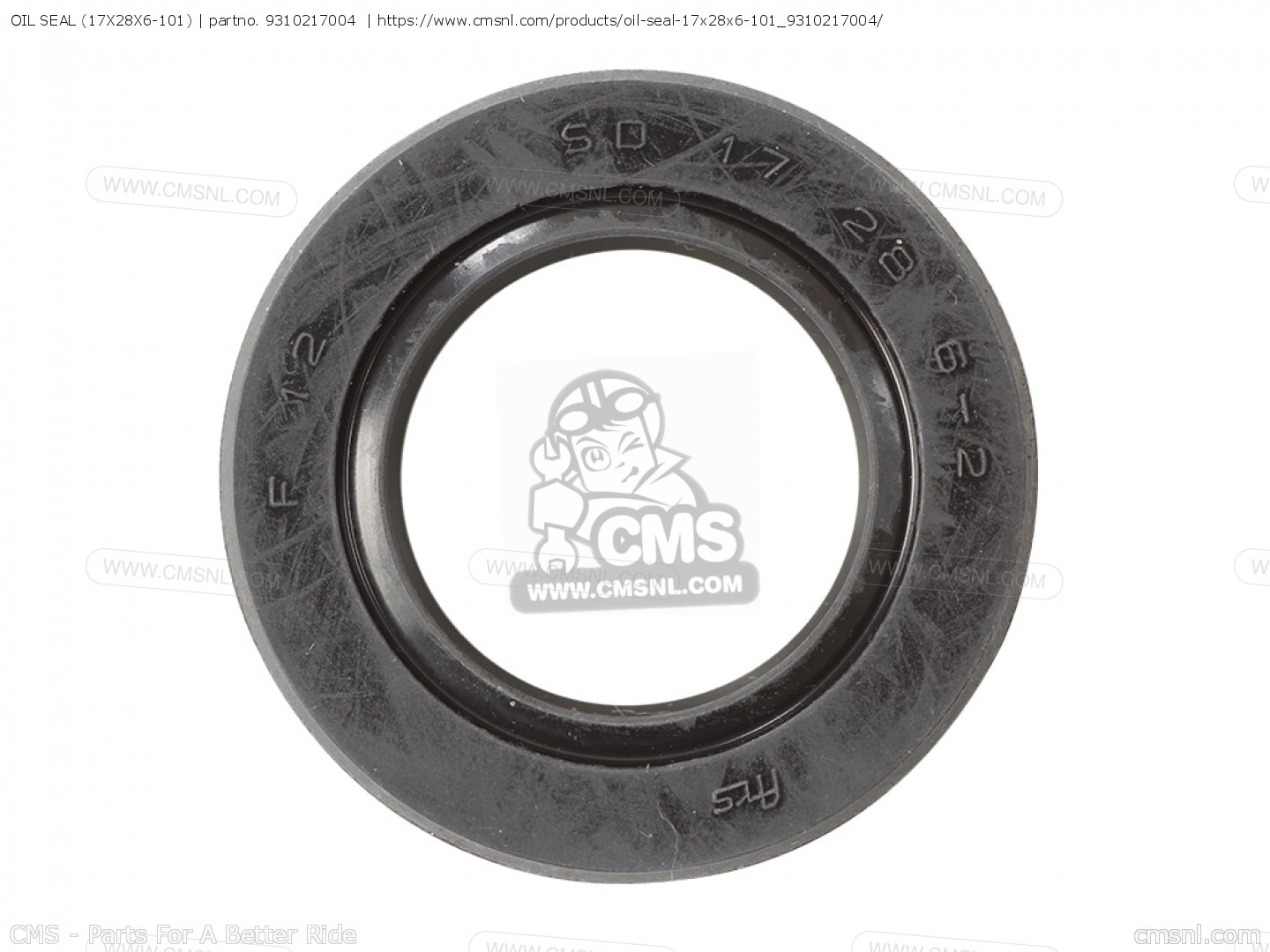OIL SEAL (17X28X6-101) for Yamaha - order at CMSNL OIL SEAL (17X28X6-101) for Yamaha - order at CMSNL