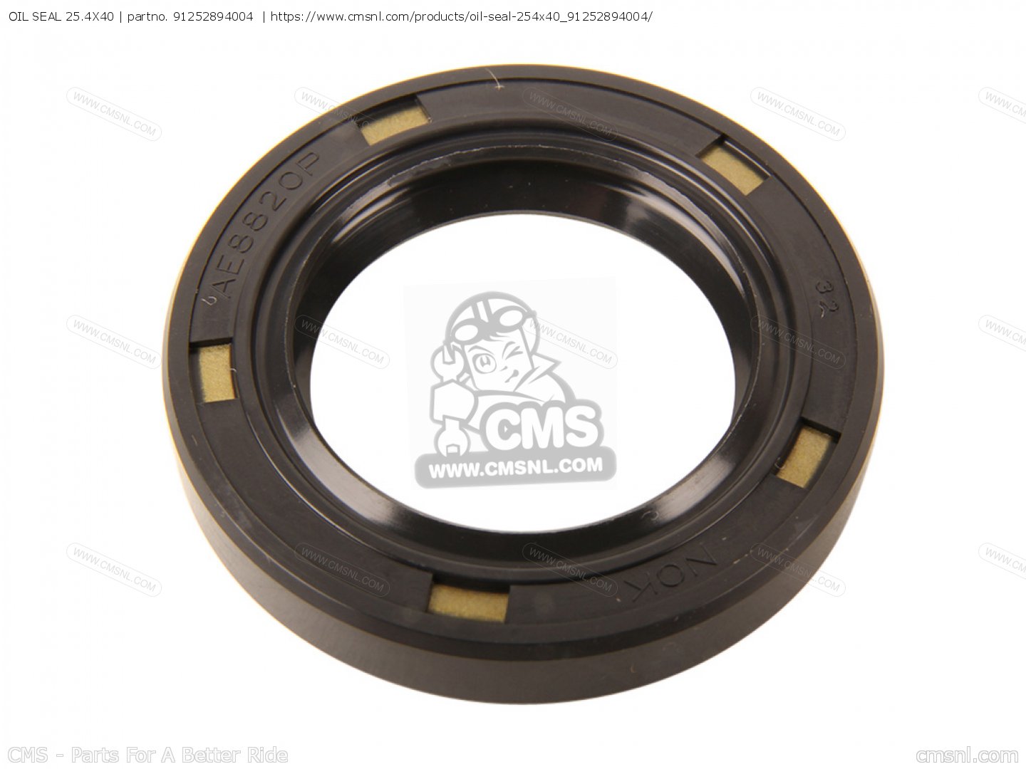 91252894004: Oil Seal 25.4x40 Honda - buy the 91252-894-004 at CMSNL