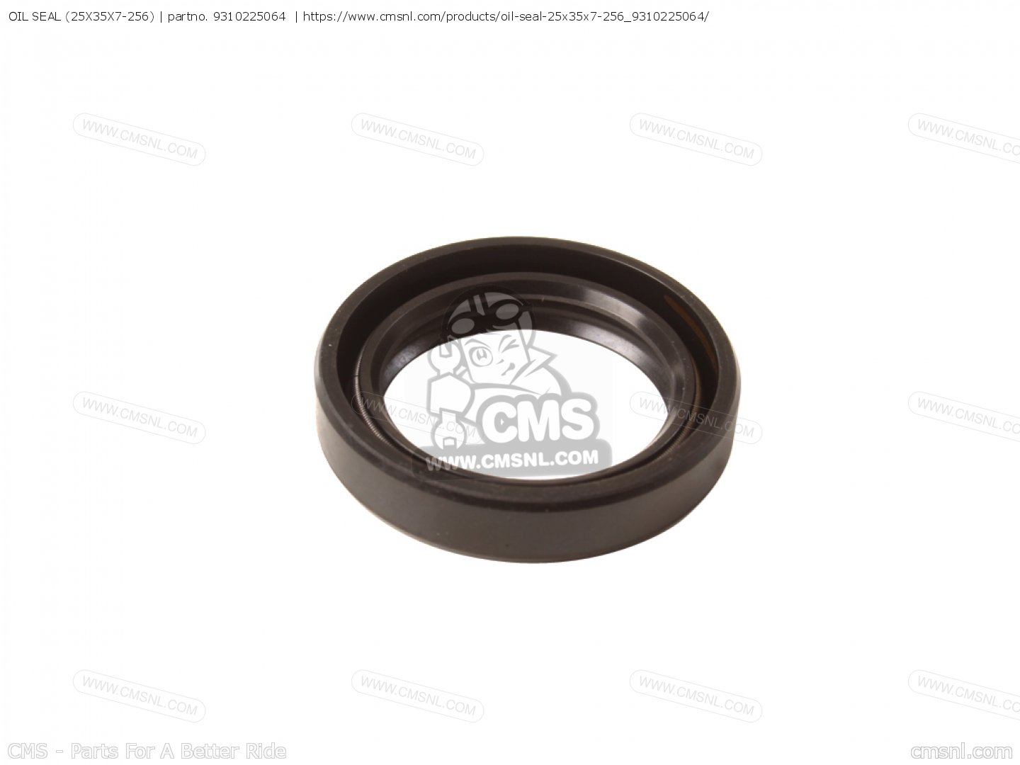 9310225064: Oil Seal (25x35x7-256) Yamaha - buy the 93102-25064 at CMSNL