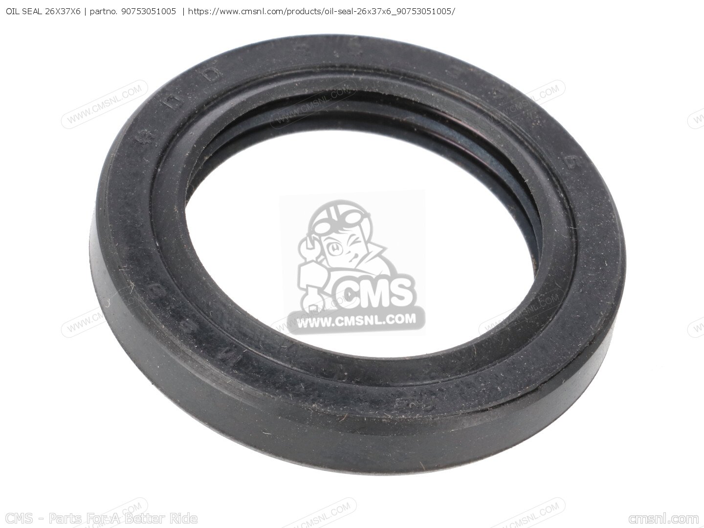 OIL SEAL 26X37X6 for Honda - order at CMSNL