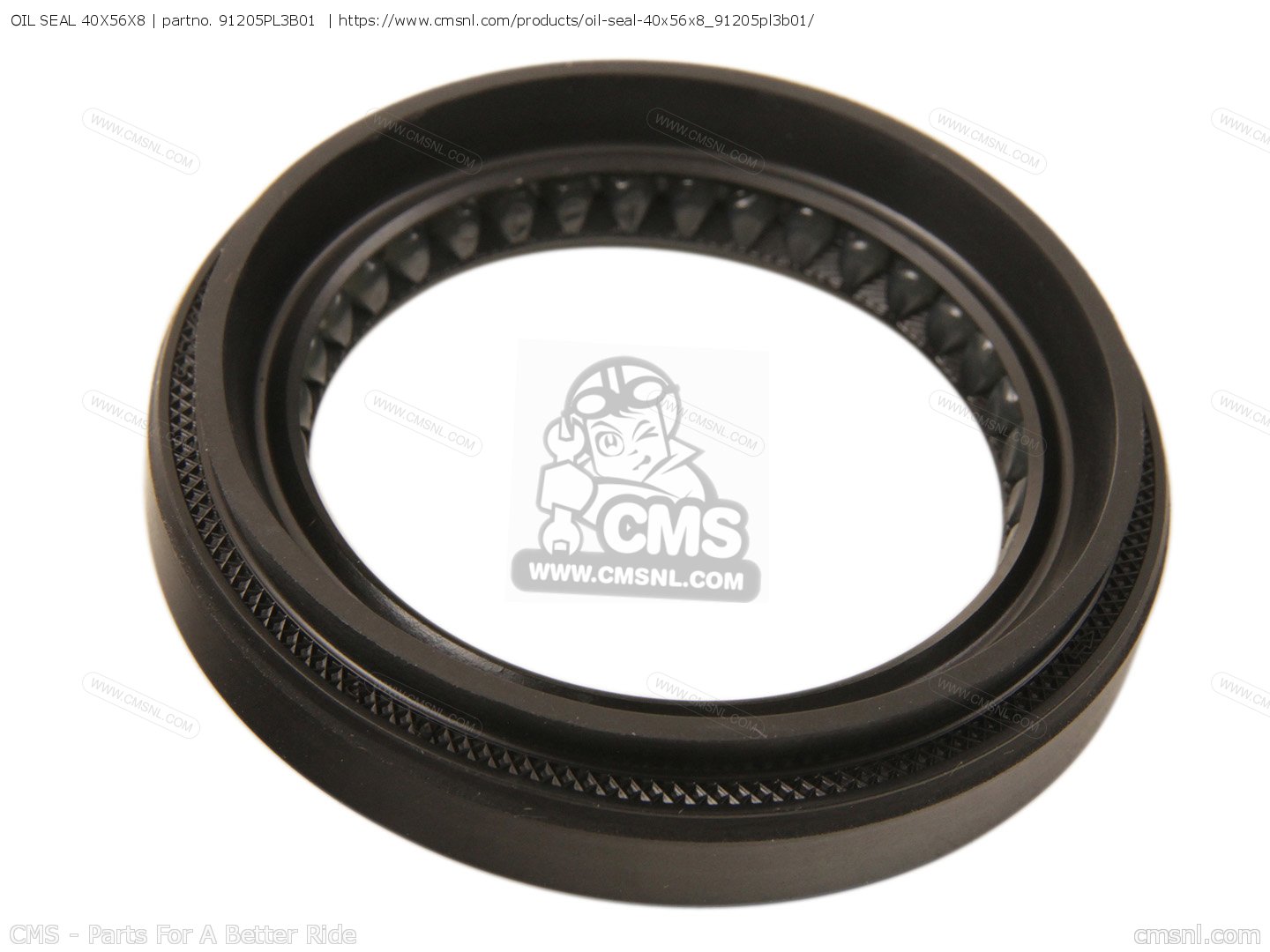 91205PL3B01: Oil Seal 40x56x8 Honda - Buy The 91205-PL3-B01 At CMSNL