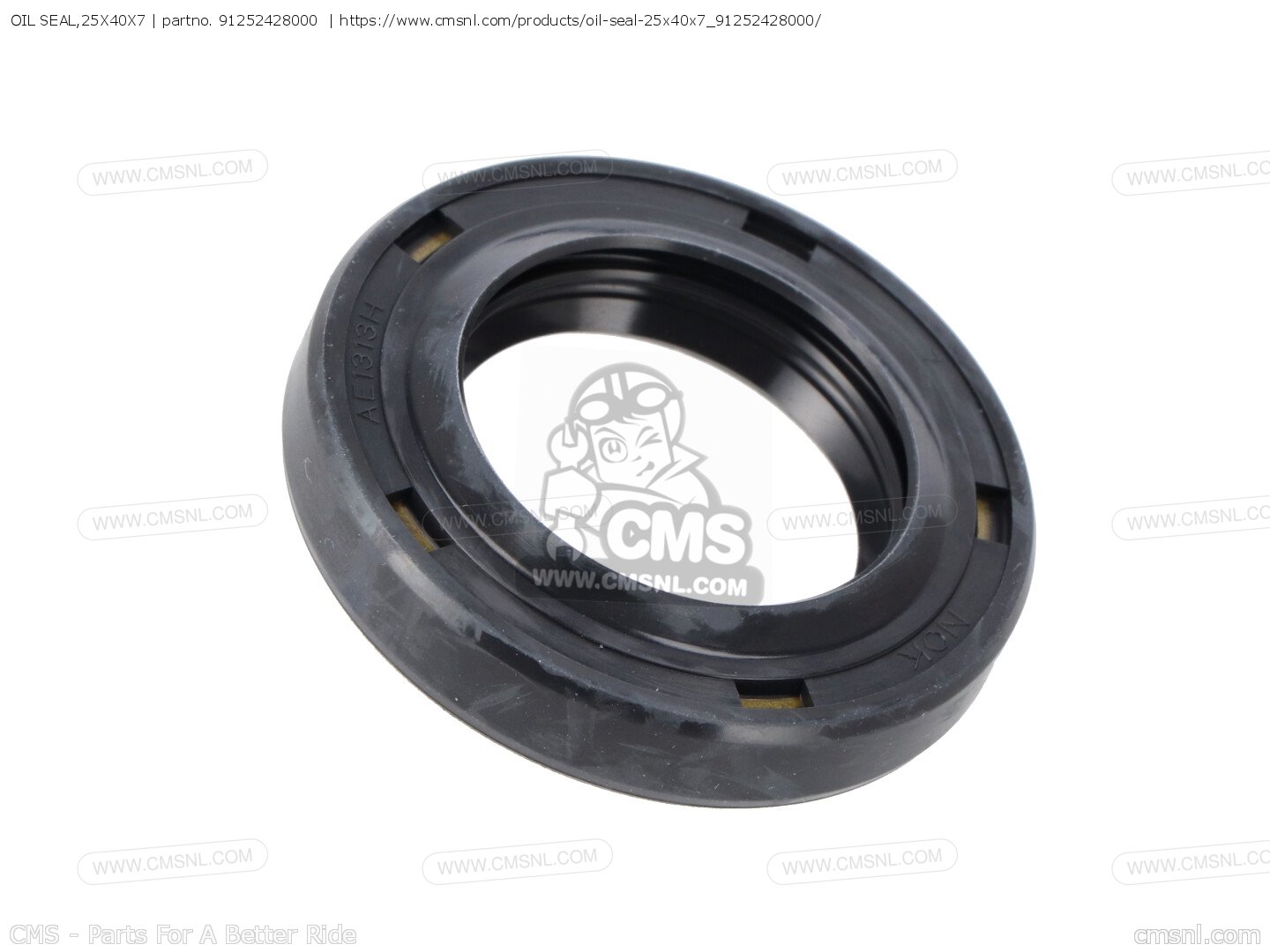 91252428000: OIL SEAL,25X40X7 Honda - buy the 91252-428-000