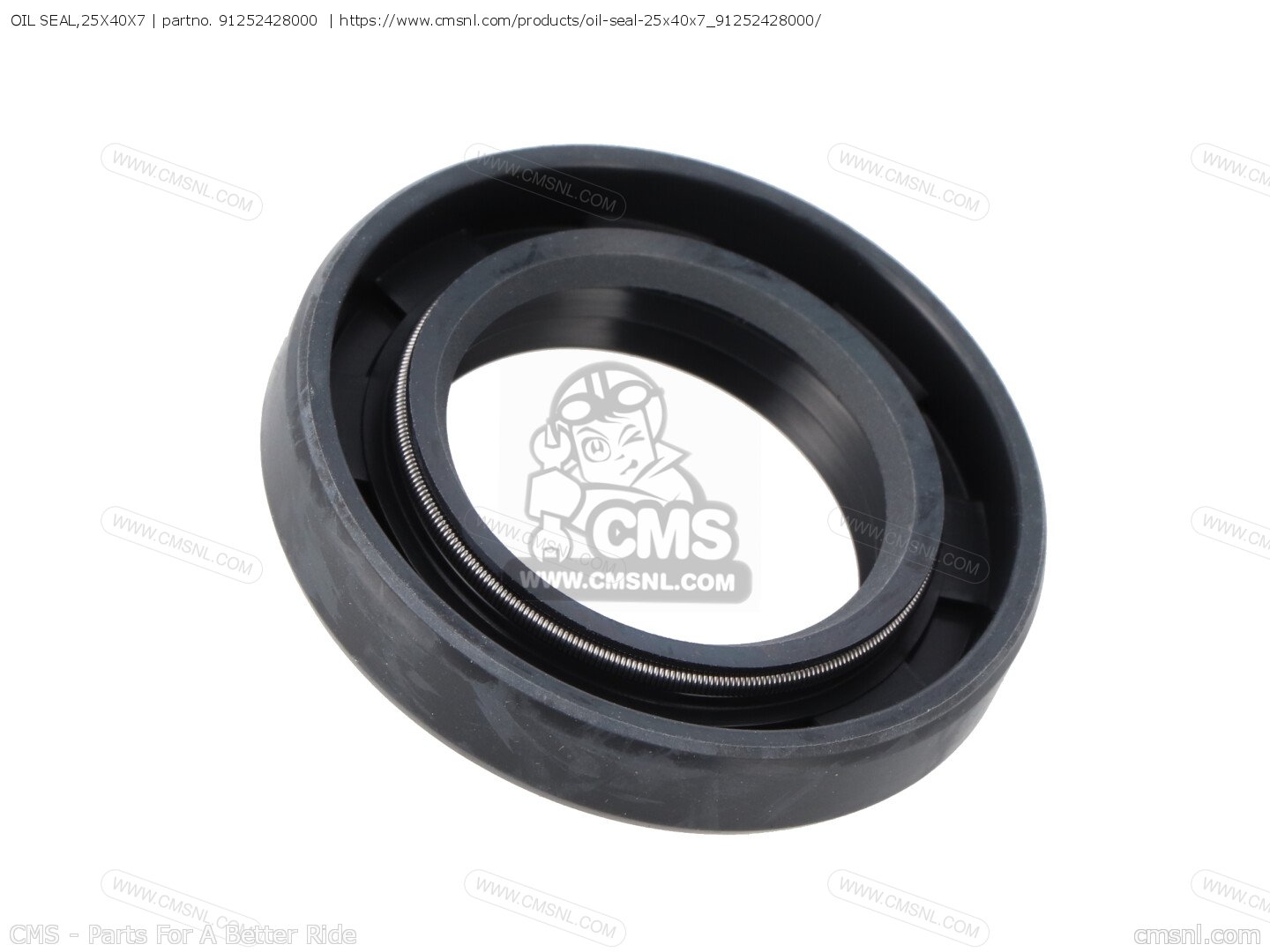 91252428000: OIL SEAL,25X40X7 Honda - buy the 91252-428-000 at CMSNL