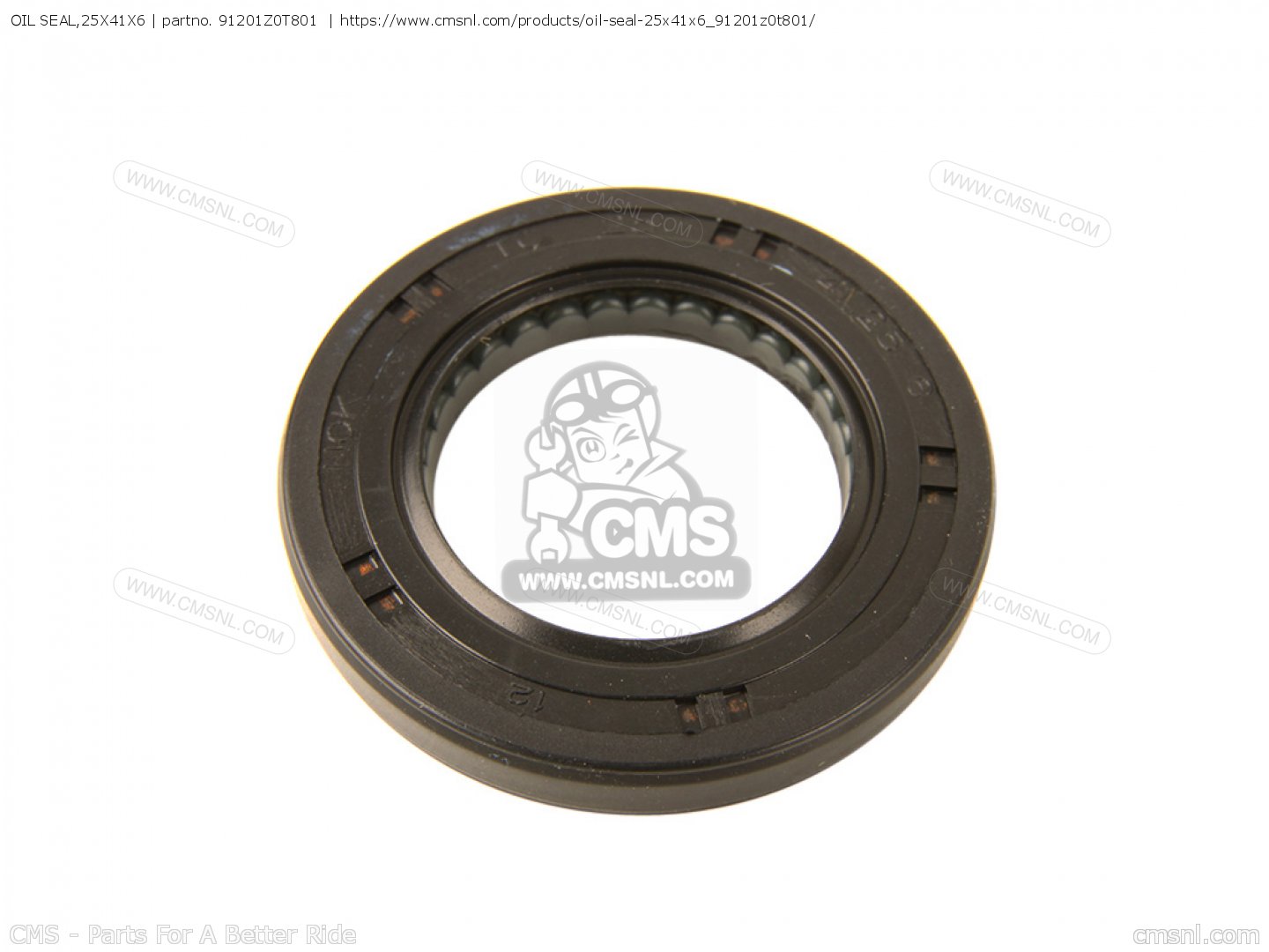 91201Z0T801: OIL SEAL,25X41X6 Honda - buy the 91201-Z0T-801