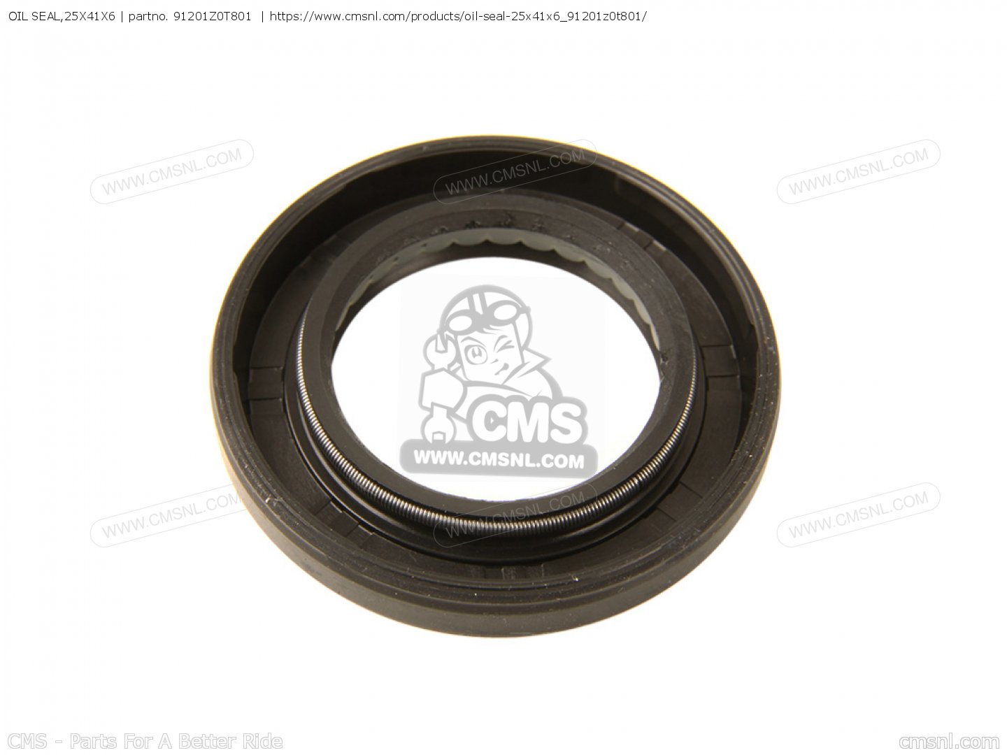 91201Z0T801: OIL SEAL,25X41X6 Honda - buy the 91201-Z0T-801