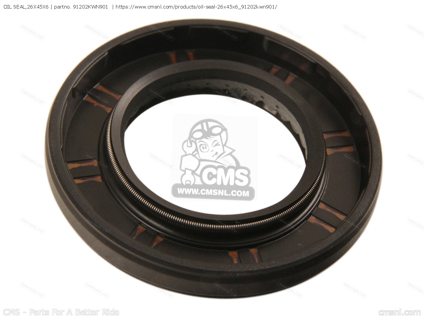 91202KWN901: OIL SEAL,26X45X6 Honda - buy the 91202-KWN-901