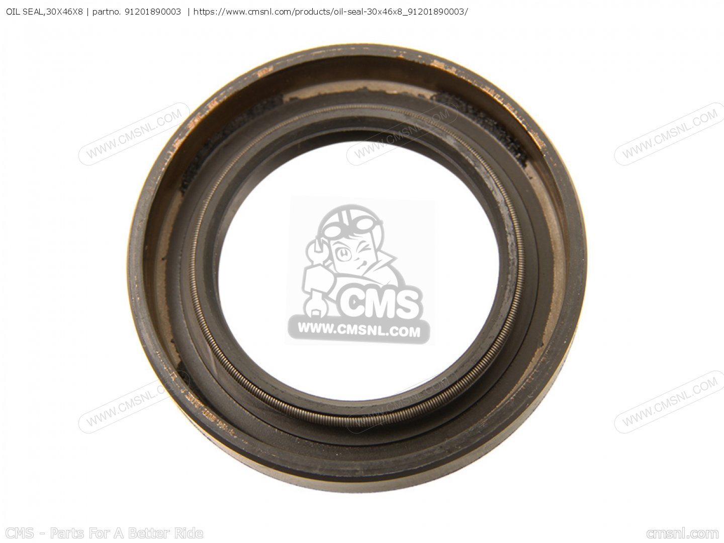 91201890003: OIL SEAL,30X46X8 Honda - buy the 91201-890-003