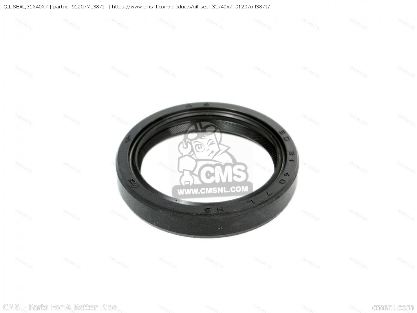 ※871さん専用 Genuine OEM Honda Counter Shaft Sprocket Oil Seal 91207-ML3