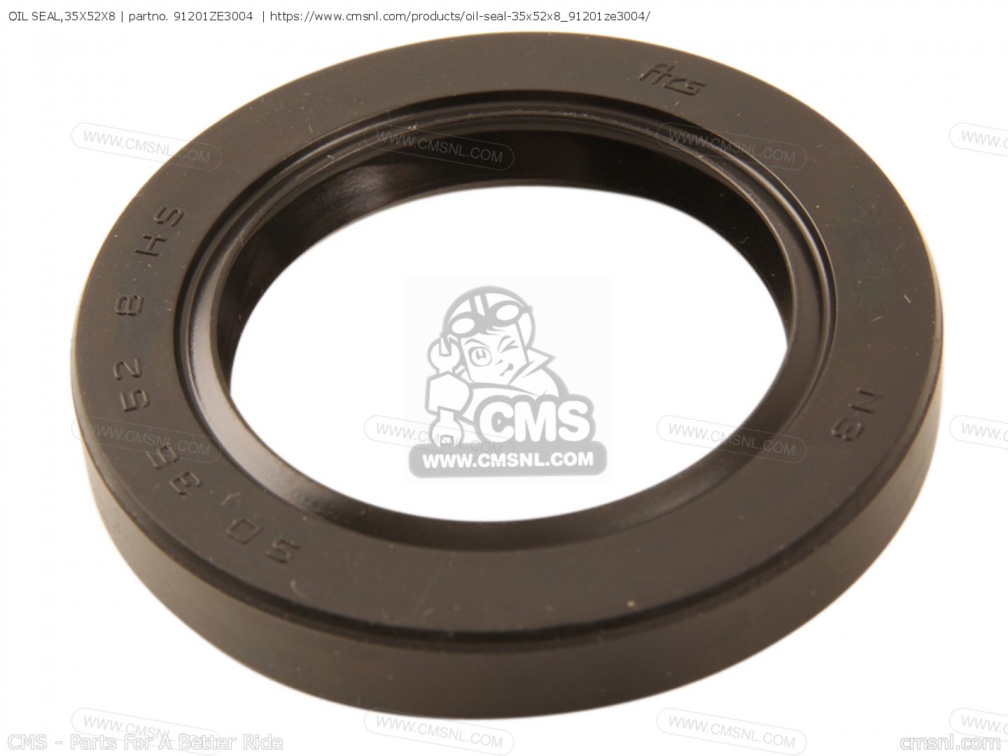 91201ZE3004: OIL SEAL,35X52X8 Honda - buy the 91201-ZE3-004
