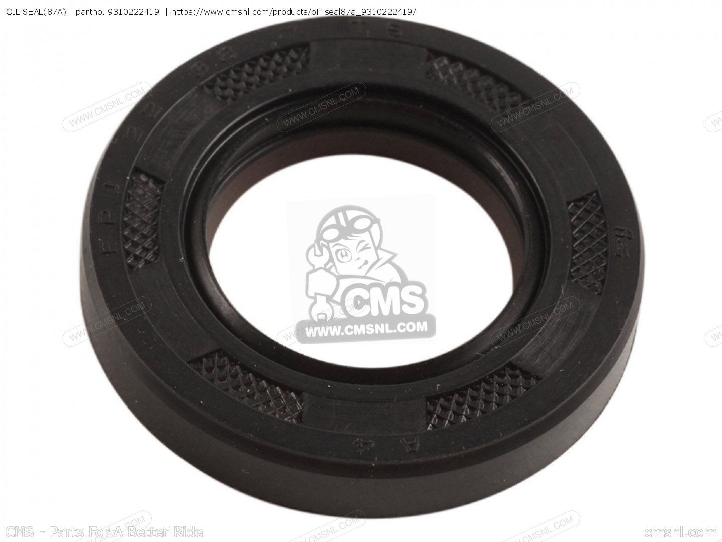 9310222419: Oil Seal(87a) Yamaha - buy the 93102-22419 at CMSNL