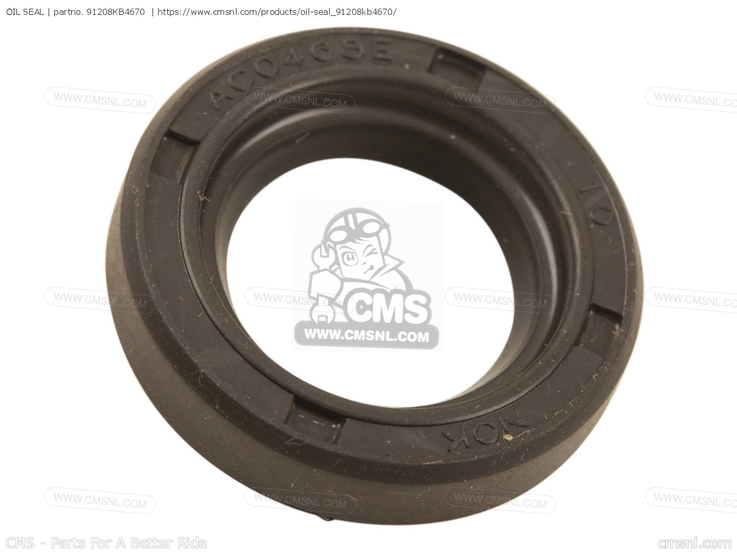 91207-MBN-671 Oil Seal,35X45X6, 91207MBN671 Honda - XR650R - Foto 3