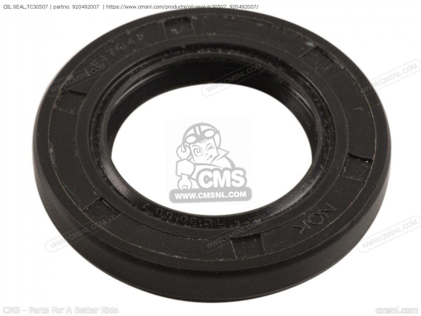 920492007: Oil Seal,tc30507 Kawasaki - buy the 92049-2007 at CMSNL