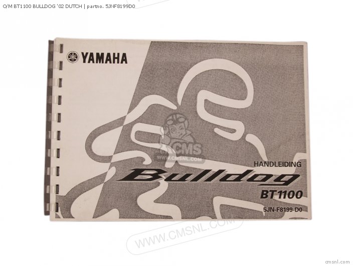 Yamaha O/M BT1100 BULLDOG 02 DUTCH 5JNF8199D0