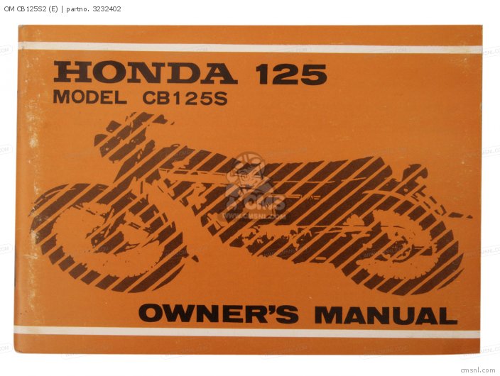 Honda OM CB125S2 (E) 3232402