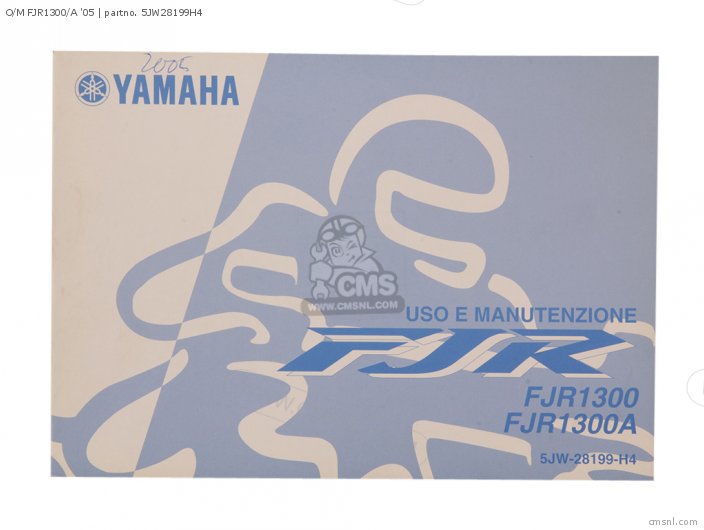 Yamaha O/M FJR1300/A 05 5JW28199H4