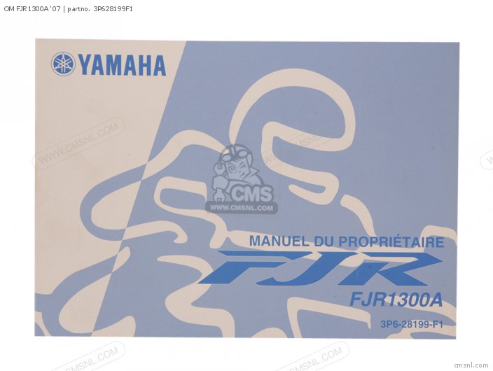 Yamaha OM FJR1300A 07 3P628199F1