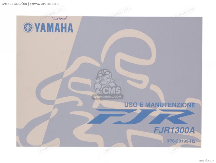 Yamaha O/M FJR1300A'08 3P628199H2