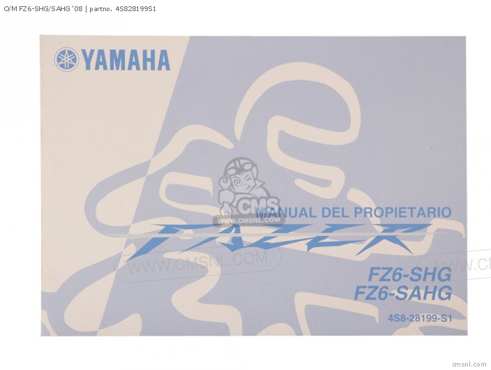 Yamaha O/M FZ6-SHG/SAHG '08 4S828199S1