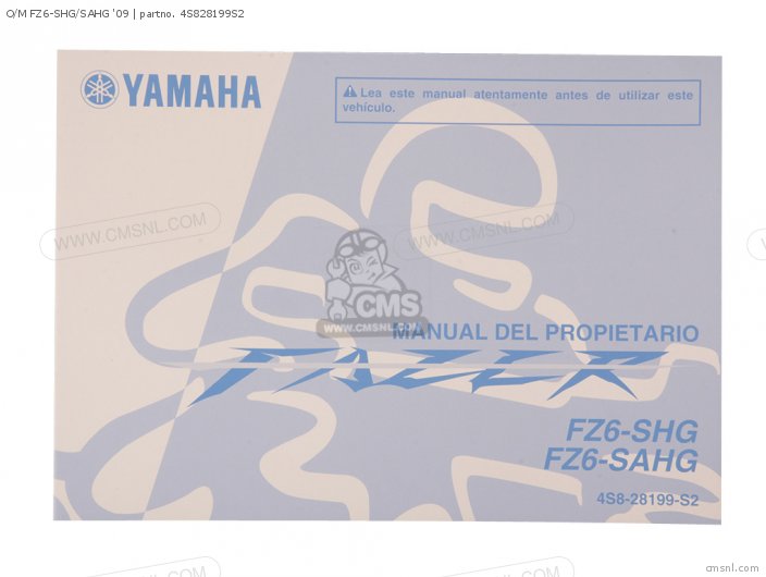 Yamaha O/M FZ6-SHG/SAHG '09 4S828199S2