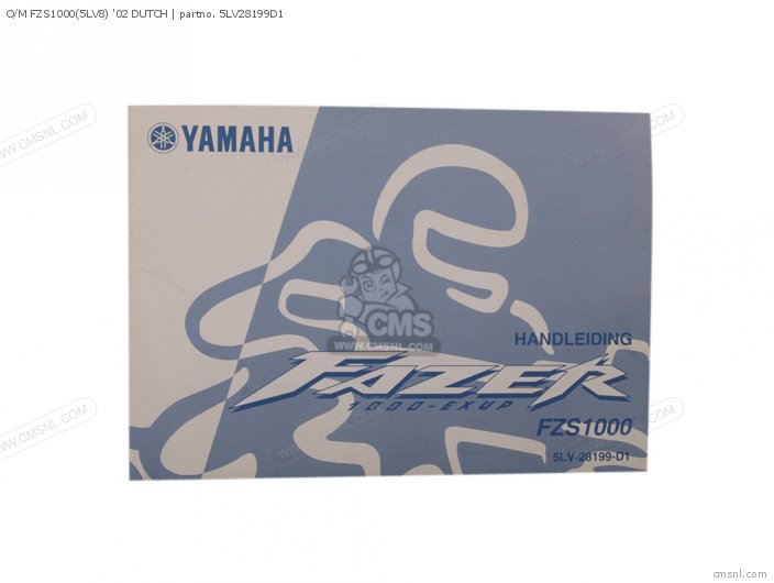 Yamaha O/M FZS1000(5LV8) 02 DUTCH 5LV28199D1