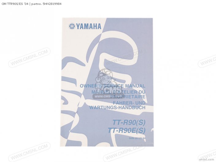 Yamaha OM TTR90S/ES '04 5HN2819984