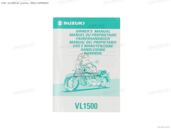 Suzuki O.M. VL1500 W 9901110F50042