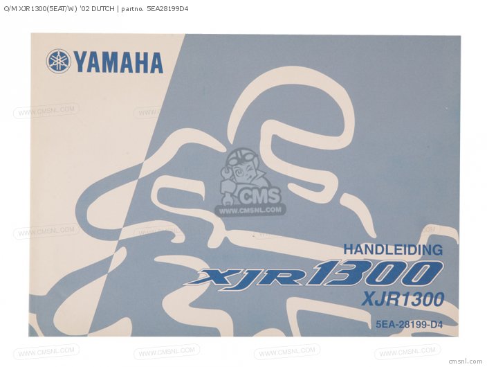 Yamaha O/M XJR1300(5EAT/W) '02 DUTCH 5EA28199D4