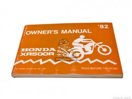 OM XR500R OM XR500R