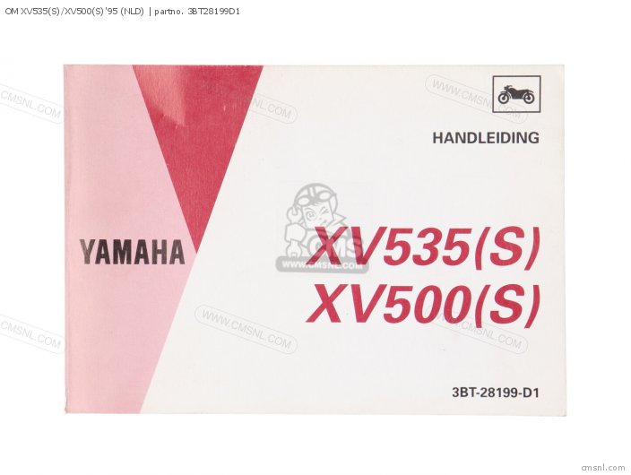 Yamaha OM XV535(S)/XV500(S)95 (NLD) 3BT28199D1