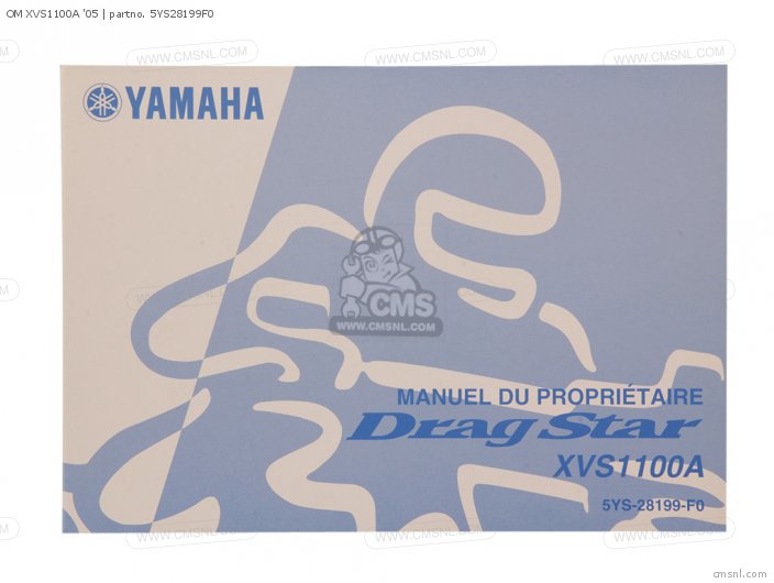 Yamaha OM XVS1100A 05 5YS28199F0