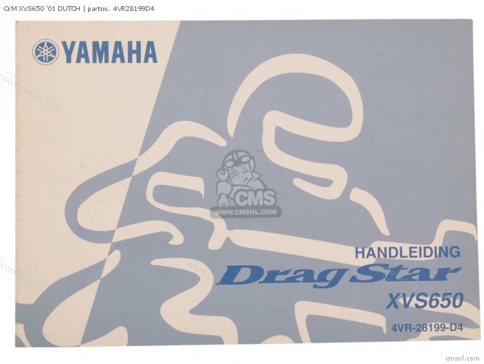 Yamaha O/M XVS650 '01 DUTCH 4VR28199D4