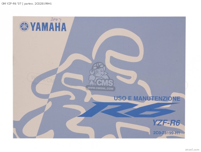 Yamaha OM YZF-R6 '07 2C028199H1
