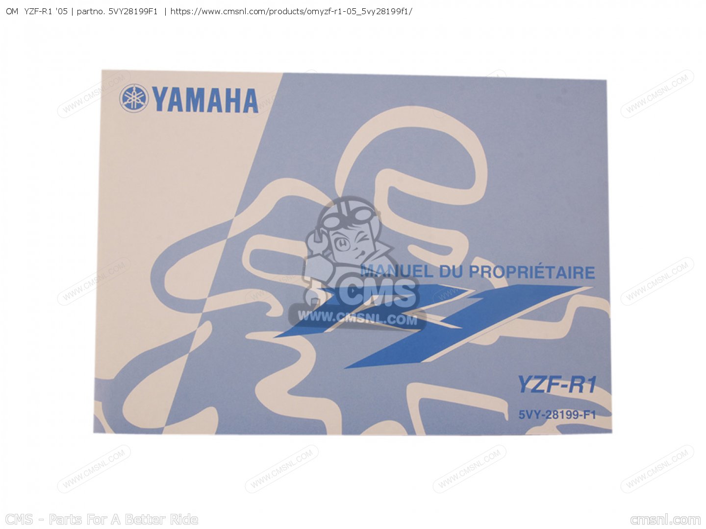 5VY28199F1: Om Yzf-r1 '05 Yamaha - buy the 5VY-28199-F1 at CMSNL