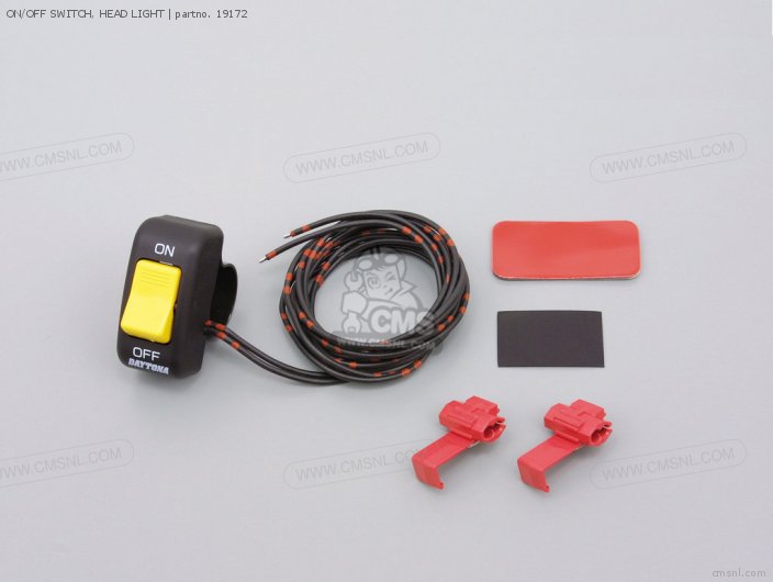 On/off Switch, Handle Clamp Type, Yellow photo