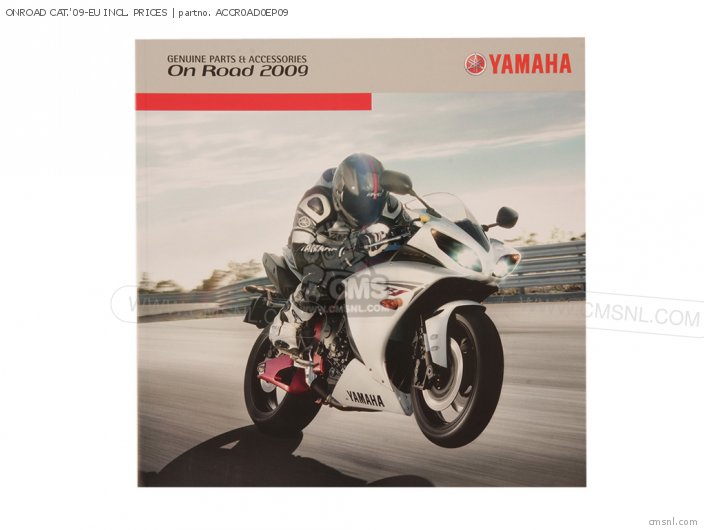 Yamaha ONROAD CAT.09-EU INCL. PRICES ACCR0AD0EP09