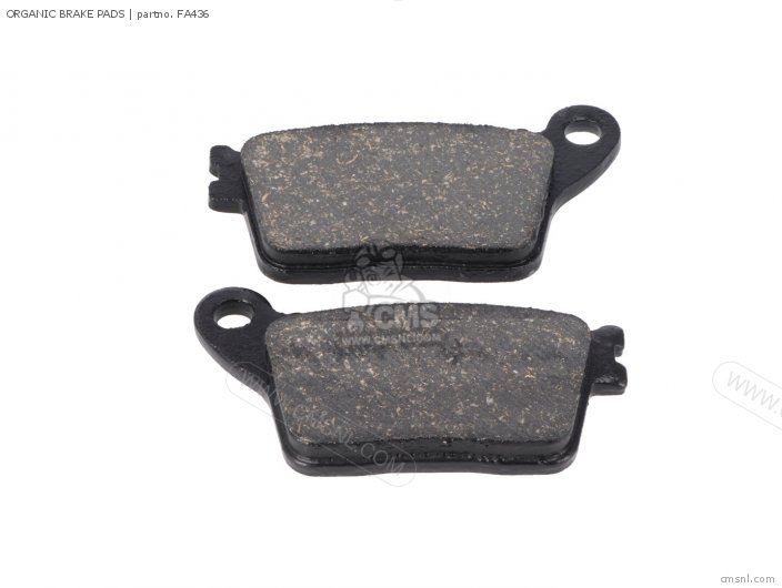 EBC Brakes ORGANIC BRAKE PADS FA436