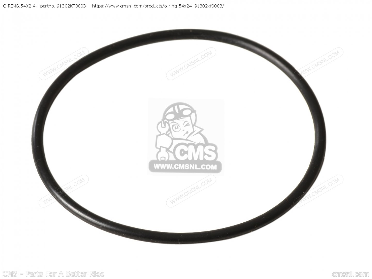 91302KF0003: O-RING,54X2.4 Honda - buy the 91302-KF0-003 at