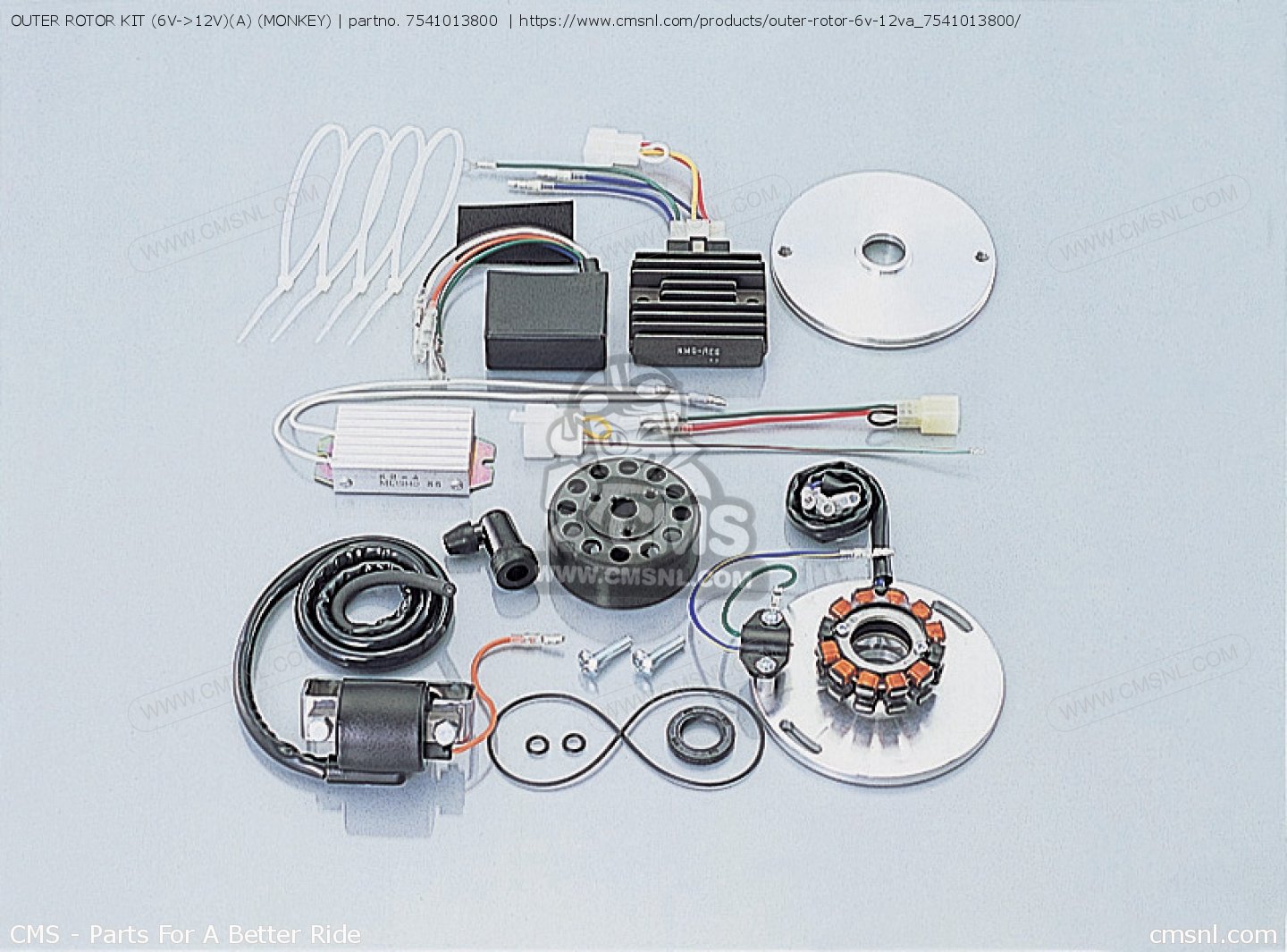 7541013800 Outer Rotor Kit (6v12v)(a) (monkey) Kitaco buy the 754